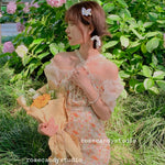 Get trendy with [SALE] Afternoon Garden floral mini dress - Dresses available at Peiliee Shop. Grab yours for $26.80 today!