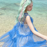 Get trendy with [August Unicorn] Klein Blue Dreamy Outer Dress - Dresses available at Peiliee Shop. Grab yours for $62 today!
