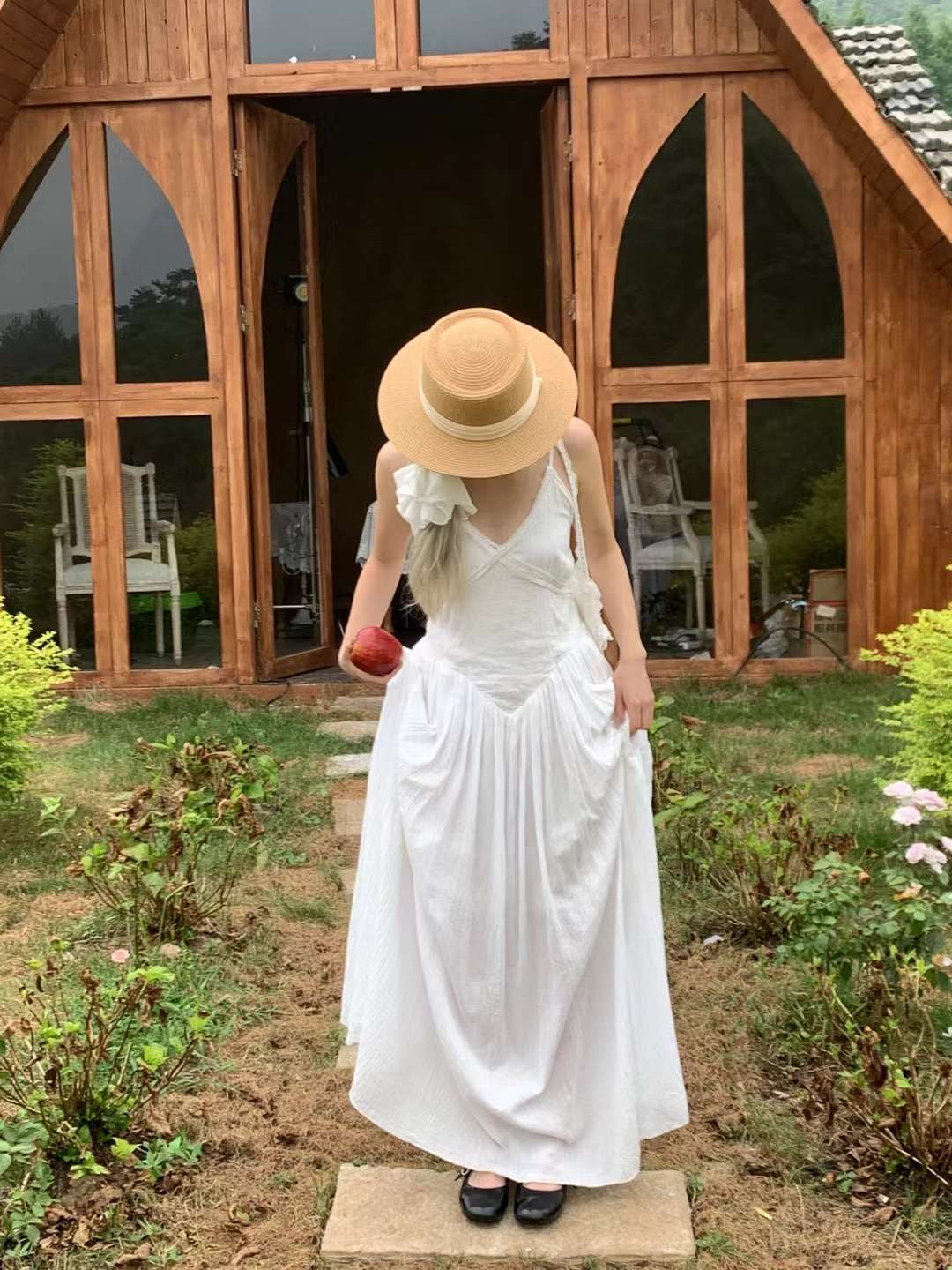 Get trendy with [Tailor Made] Pure Romance Handmade Cotton Dress -  available at Peiliee Shop. Grab yours for $89 today!