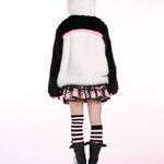 Get trendy with Evil Tooth Kawaii Panda Look Faux Fur Hoodie Coat Christmas -  available at Peiliee Shop. Grab yours for $78 today!