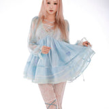 Rose Island Letter from the Moon Long sleeves Jellyfish Dress
