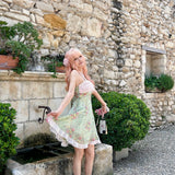 Rose Island Mint Rosé Mini Dress