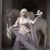 Blood Supply Moonlight Spirit Floral Elf Corset