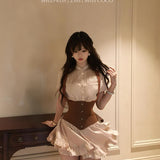 SheepKiss Countess’s Daughter Corset Brown