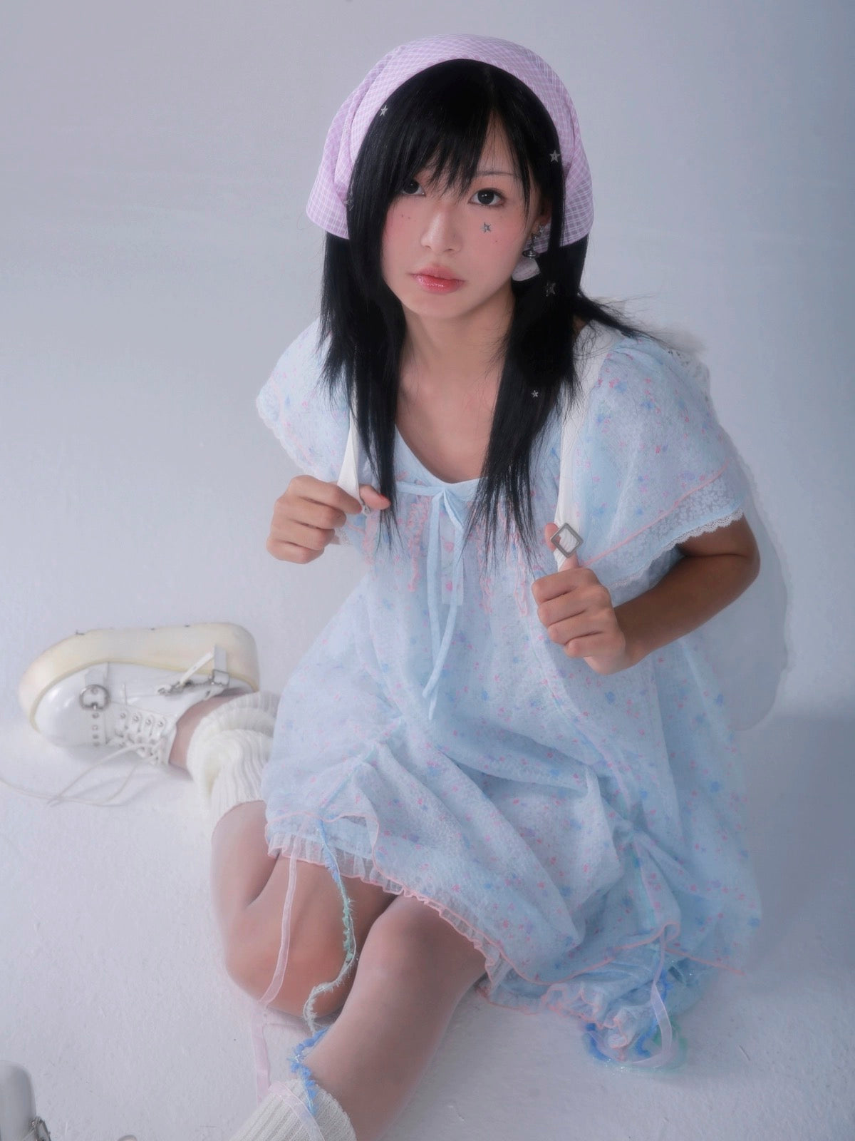Get trendy with Mermaid Lagoon Mini Floral Dress - Dress available at Peiliee Shop. Grab yours for $58 today!