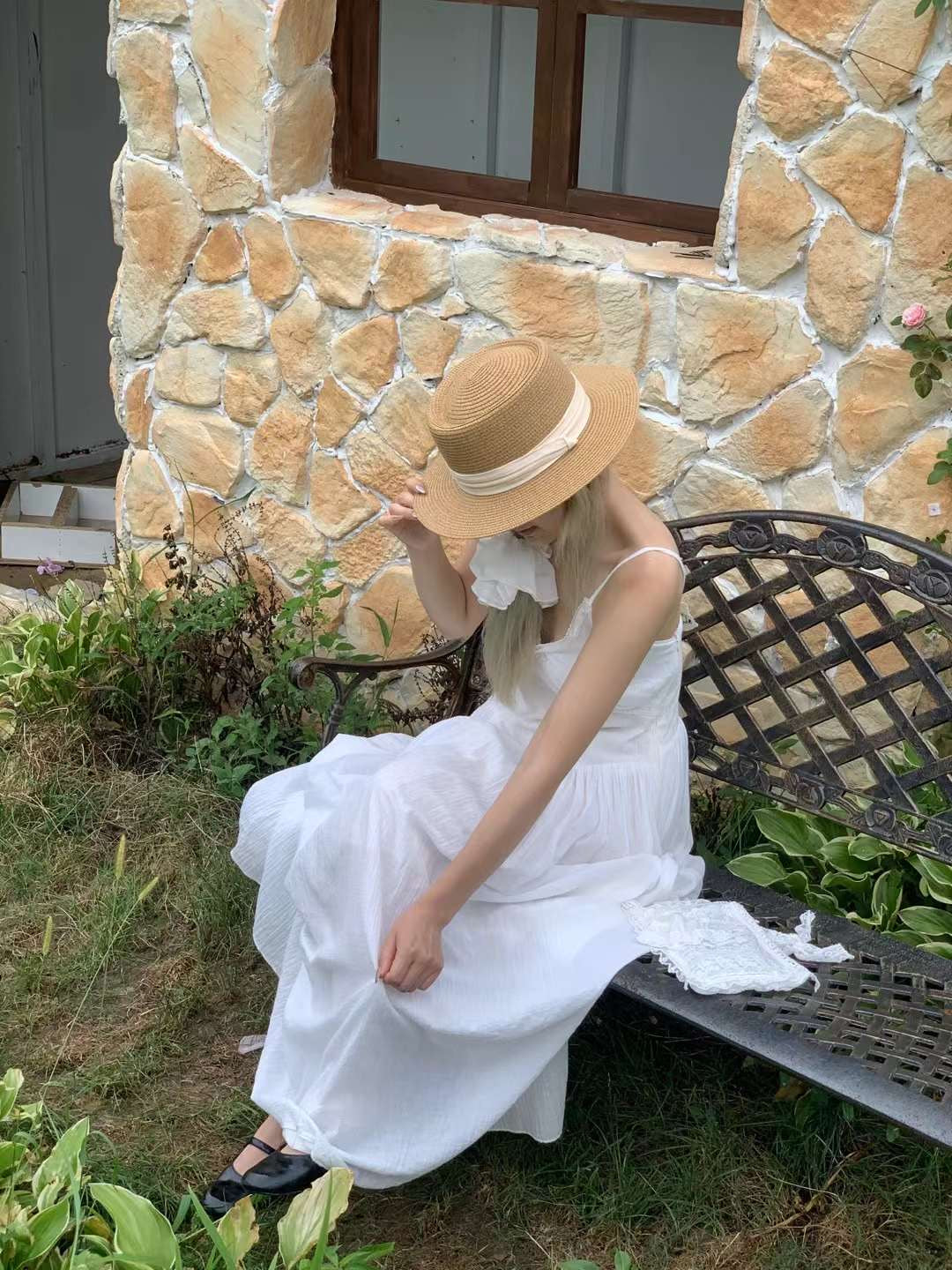 Get trendy with [Tailor Made] Pure Romance Handmade Cotton Dress -  available at Peiliee Shop. Grab yours for $89 today!