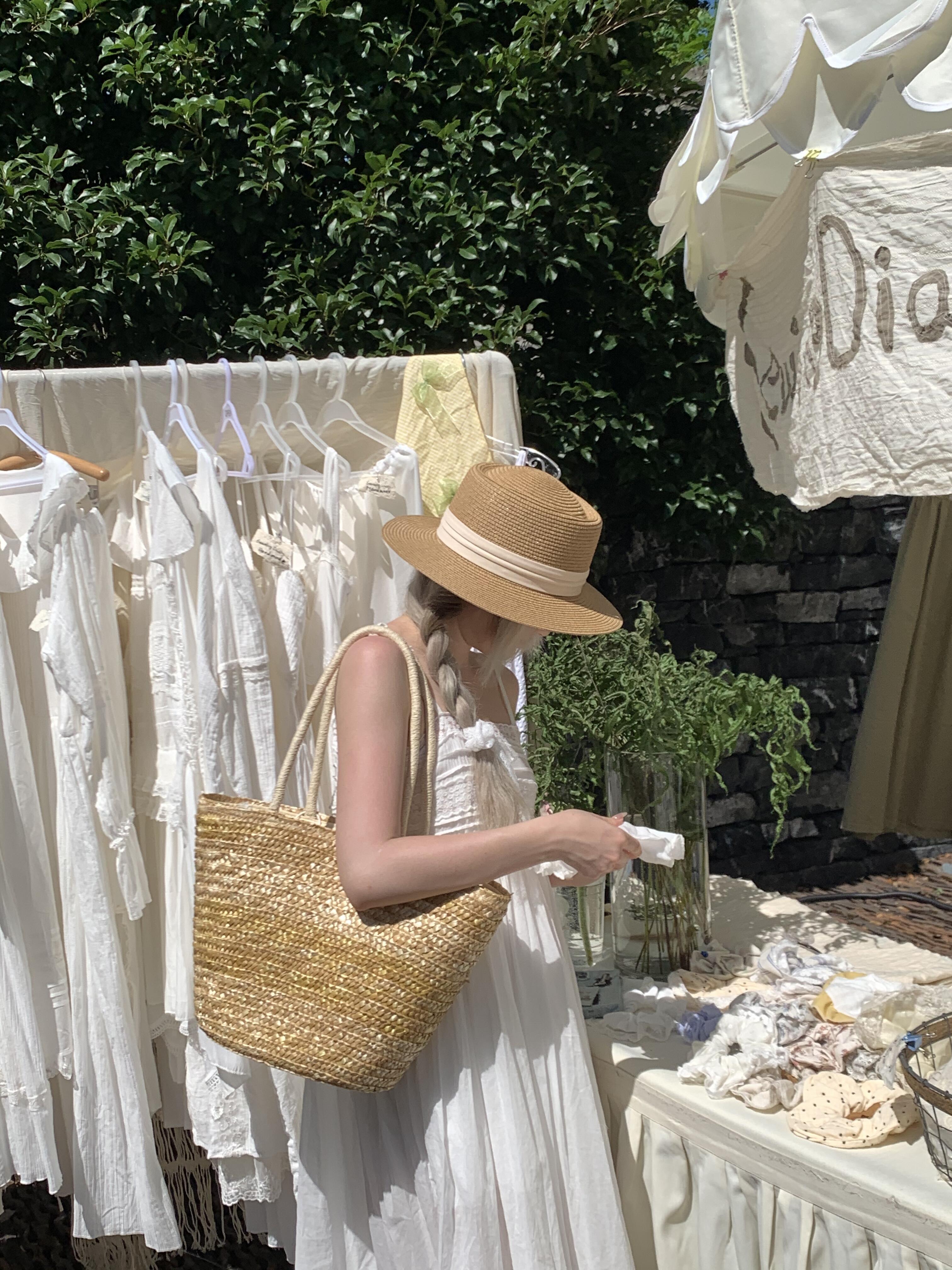 Get trendy with [Tailor Made] Aroma After Rain Handmade Cotton Dress -  available at Peiliee Shop. Grab yours for $89 today!