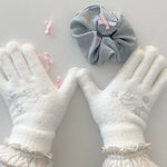 Get trendy with Soft Bunny Wonderland Faux Wool Gloves - Gloves available at Peiliee Shop. Grab yours for $12 today!