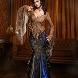 Blood Supply • Golden Hour Baroque Ruffle Blouse
