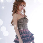 Get trendy with [Evil tooth] Magic Girl - leopard print y2k gyaru girl style tube top - Shirts & Tops available at Peiliee Shop. Grab yours for $19.90 today!
