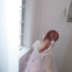 Get trendy with [August Unicorn] Rose romance transparent outer dress - Dresses available at Peiliee Shop. Grab yours for $75 today!