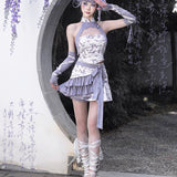Get trendy with [Blood Supply] Dragon Wisteria Lolita Fashion Shorts - Skirt available at Peiliee Shop. Grab yours for $45 today!