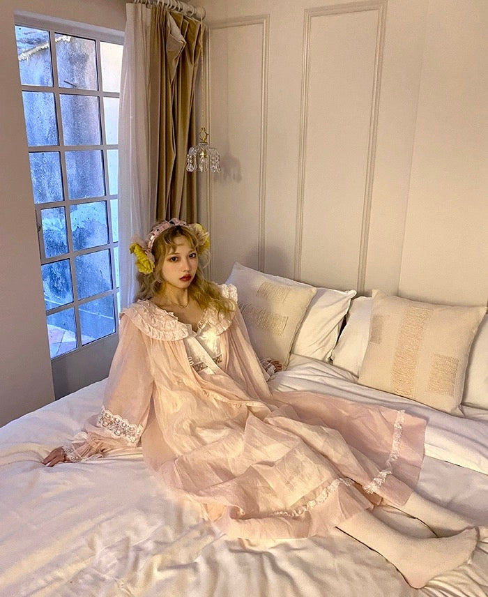 Get trendy with [August Unicorn] Silk Dreamland Robe Dress - Dresses available at Peiliee Shop. Grab yours for $160 today!