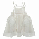 Get trendy with [August Unicorn] Angel Shell Princess transparent outer dress - Dresses available at Peiliee Shop. Grab yours for $105 today!