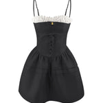 Get trendy with [Mummy Cat] Ballet Sweetheart Lace Dress -  available at Peiliee Shop. Grab yours for $59 today!