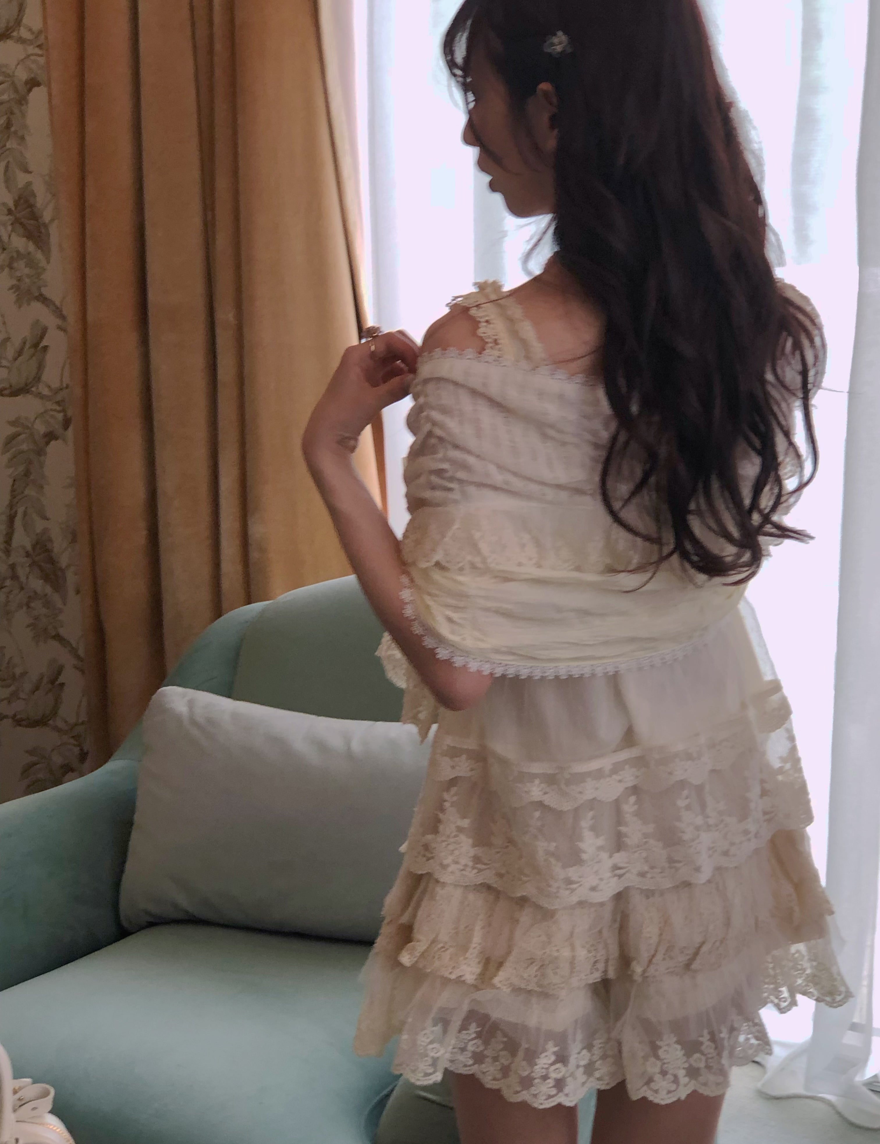 Rose Candy Summer Rose Cottage Stella Lace Shorts