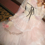 August Unicorn Antique Fairy Lace Tulle Skirt