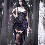 Get trendy with [Blood Supply]Moon Goddess Gothic Velvet Halloween Dress - Clothing available at Peiliee Shop. Grab yours for $55 today!