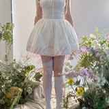 [Sold out forever — just here to be remembered ♡] Silly Solkatt Alice’s Soft Feather Dream White Dress