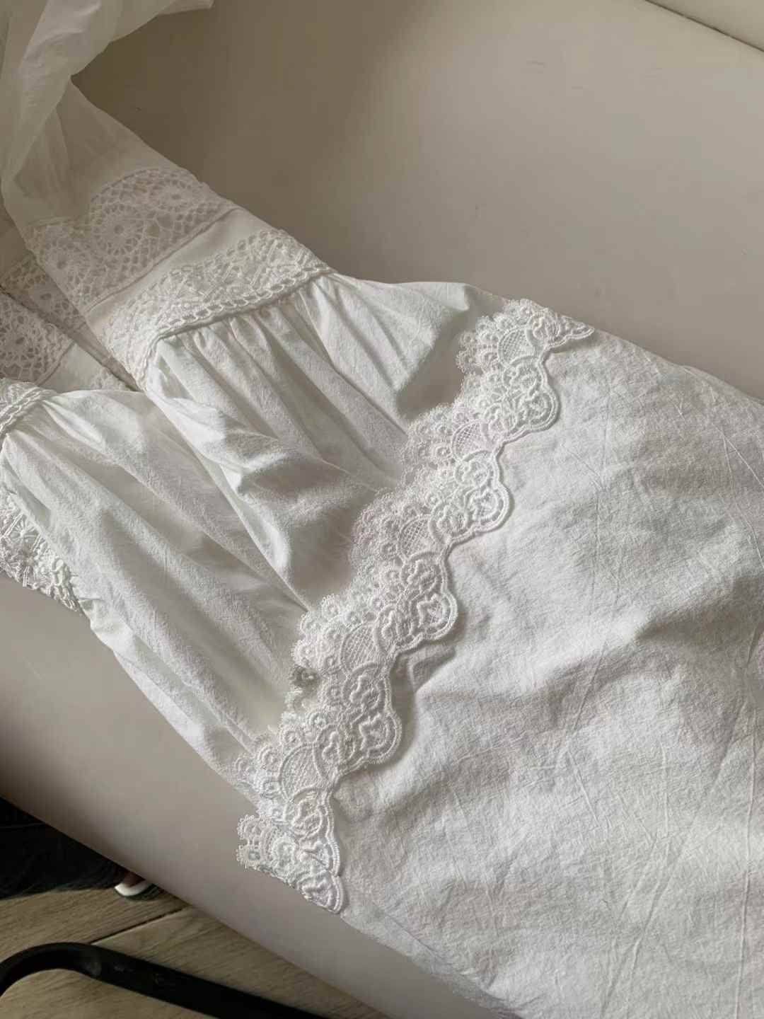 Get trendy with [Tailor Made] Autumn Melody Cotton Set -  available at Peiliee Shop. Grab yours for $88 today!