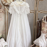 Sublunary Brumaire Cotton Dress Gown