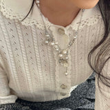 [Pacific Position] Angel Heart Club Wool Blended Cardigan