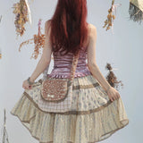 Get trendy with [Rose Island] Fairy Spirit Floral Midi Skirt -  available at Peiliee Shop. Grab yours for $34 today!