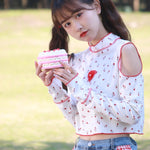 Get trendy with Rose Doll Christmas Cotton Top -  available at Peiliee Shop. Grab yours for $17 today!