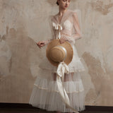 Fa Sogno Lueur de Lune Layered Tulle Skirt