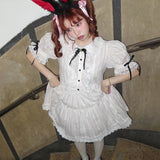 August Unicorn Wonderland Maid Stripe Dress