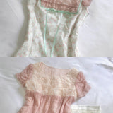 SicAstra Flower Diary Floral Garden Ruffle Mini Dress