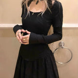 KittenClaw Dream Nocturne Lyocell and Linen Blend Shadow Skirt
