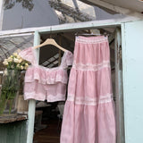 Customized Sewing Diary Handmade Sakura Mist Lyocell Set