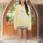 Get trendy with [KV72] Kitty Enchantment Bow Sweater -  available at Peiliee Shop. Grab yours for $58 today!