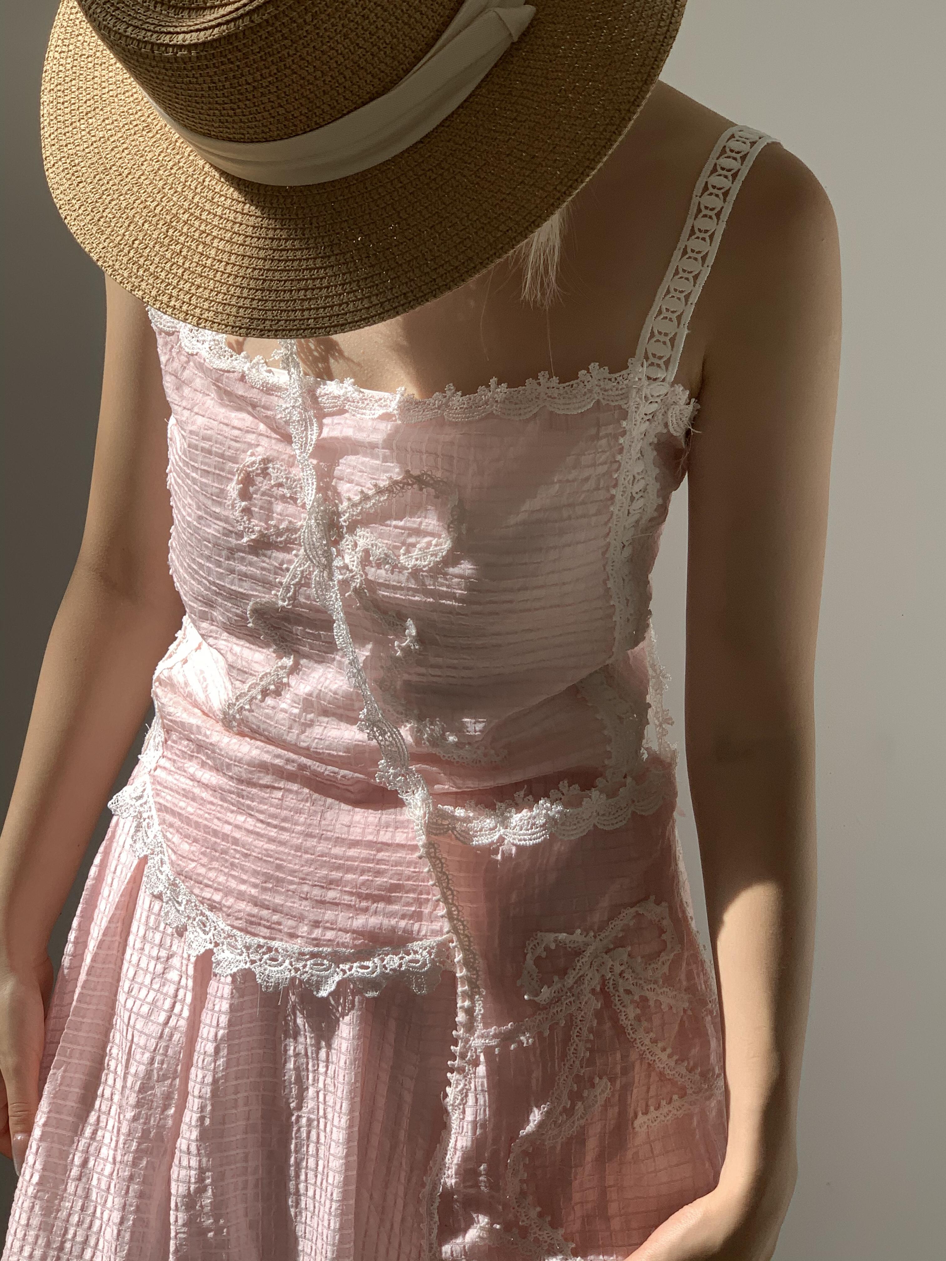 Get trendy with [Tailor Made] Sakura Cottage Crop Top Set -  available at Peiliee Shop. Grab yours for $38 today!