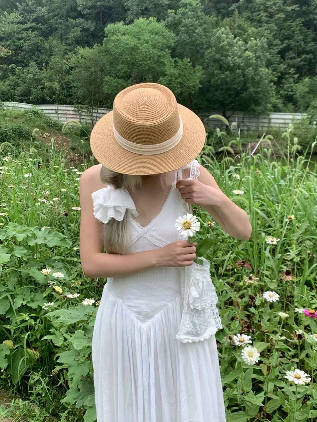 Get trendy with [Tailor Made] Pure Romance Handmade Cotton Dress -  available at Peiliee Shop. Grab yours for $89 today!