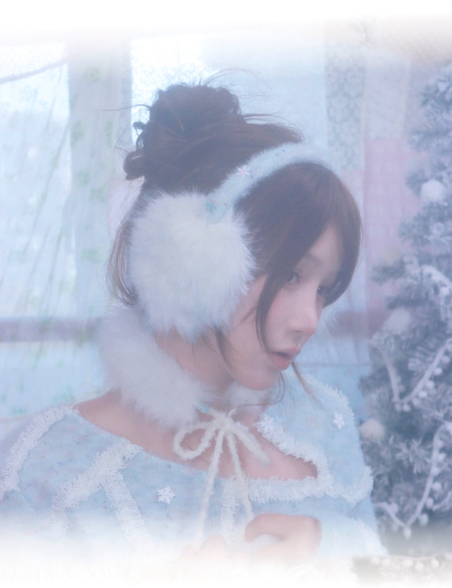 Get trendy with Rose Island 24AW Gift - Faux Fur Mini Pom Pom Scarf -  available at Peiliee Shop. Grab yours for $18 today!