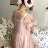 [August Unicorn] The Spring Fairy Silk Blend Dress