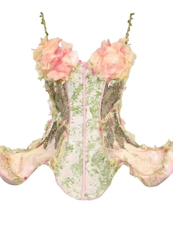 [Sweden Warehouse EU Only] Forest Spirit • The Flower Goddess Corset