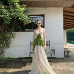 Get trendy with [SPOII UNOSA] Cottage Fairy Tale Lace Dress Holiday Dress Gown -  available at Peiliee Shop. Grab yours for $86 today!