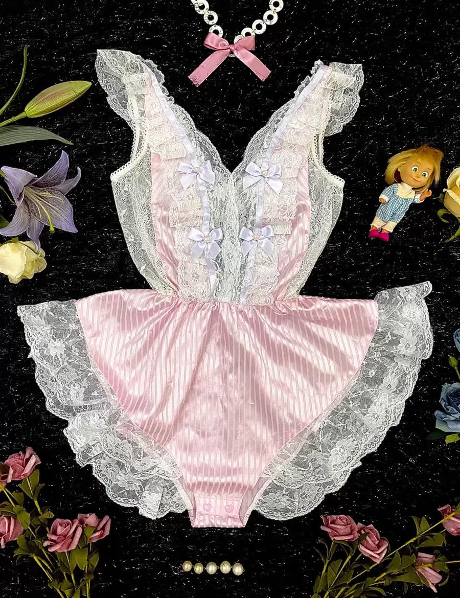 Get trendy with [Handmade Lingerie] I’m always with the fairies bodysuit -  available at Peiliee Shop. Grab yours for $29.90 today!