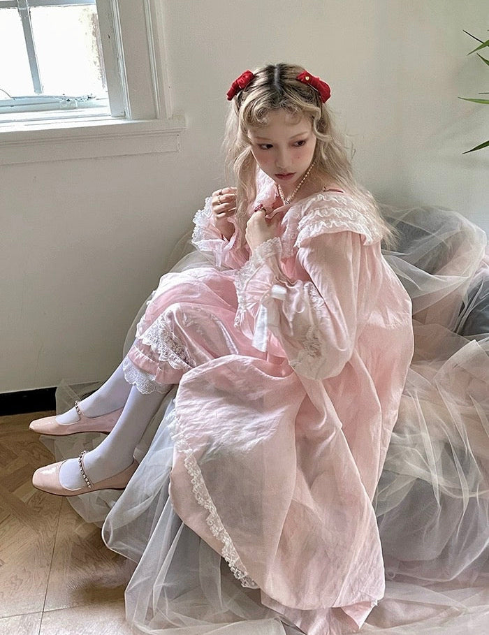 Get trendy with [August Unicorn] Silk Dreamland Robe Dress - Dresses available at Peiliee Shop. Grab yours for $160 today!