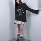 KiraYura • Mad for Love Oversized Cotton Sweatshirt Top