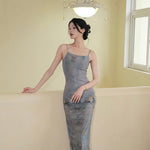 Get trendy with Butterfly waltz whisper floral midi dress - Dress available at Peiliee Shop. Grab yours for $38 today!