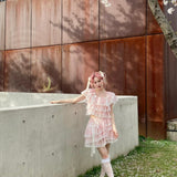 Get trendy with [August Unicorn] The blooming dream crop top and skirt set - Dresses available at Peiliee Shop. Grab yours for $68 today!