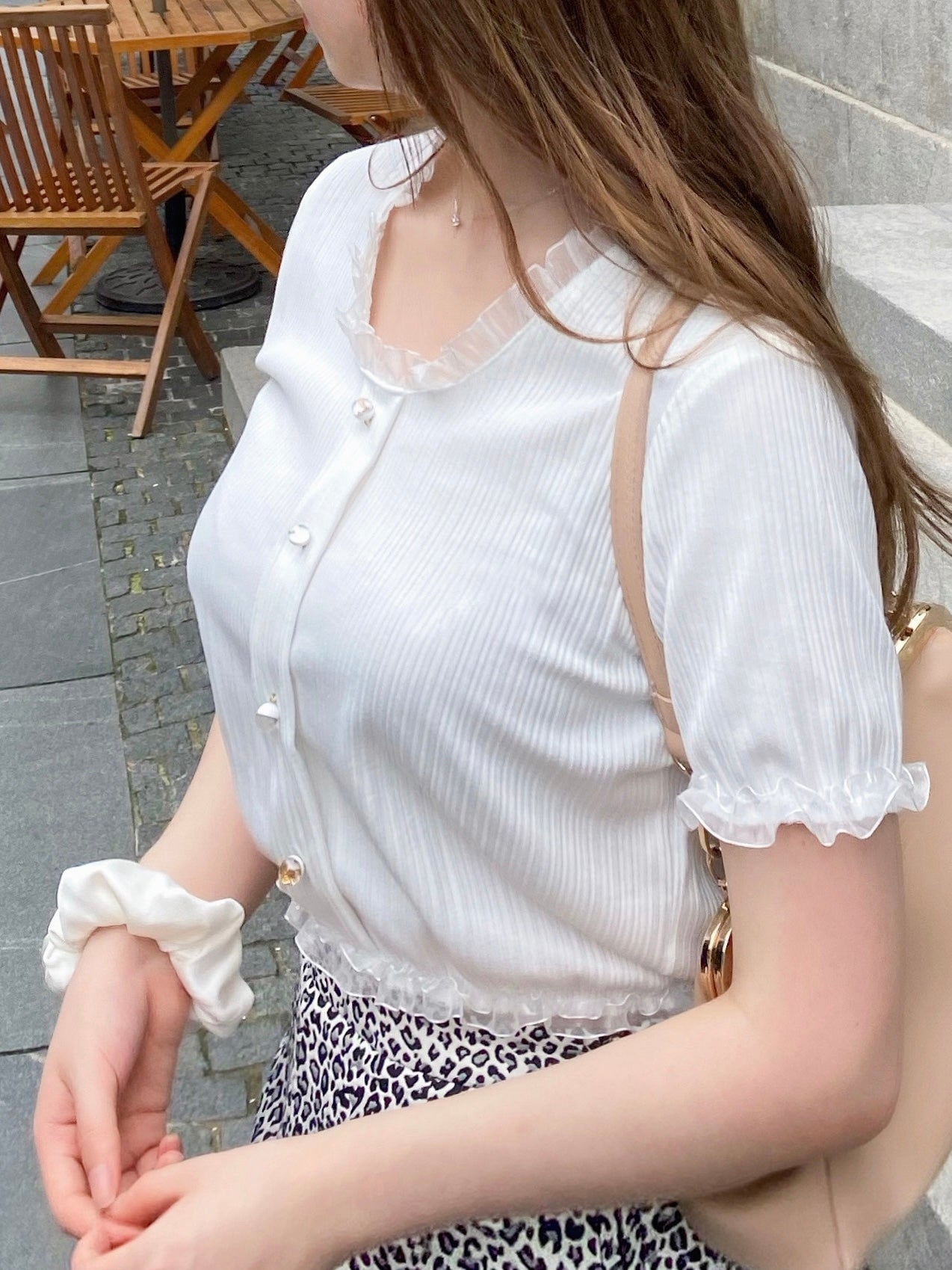 Get trendy with [SALE] Ice creamy crop top shirt - Dresses available at Peiliee Shop. Grab yours for $14 today!
