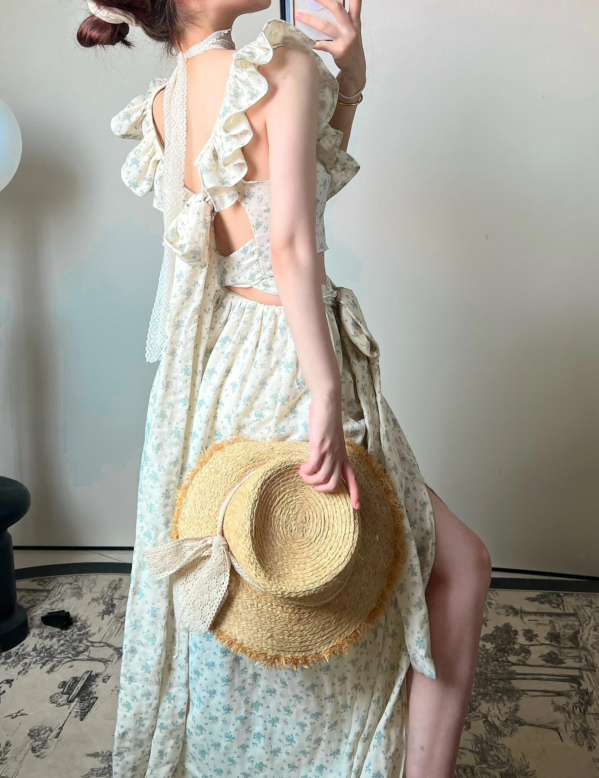 Get trendy with [Tailor Made] Cottage Dream Floral Set -  available at Peiliee Shop. Grab yours for $45 today!