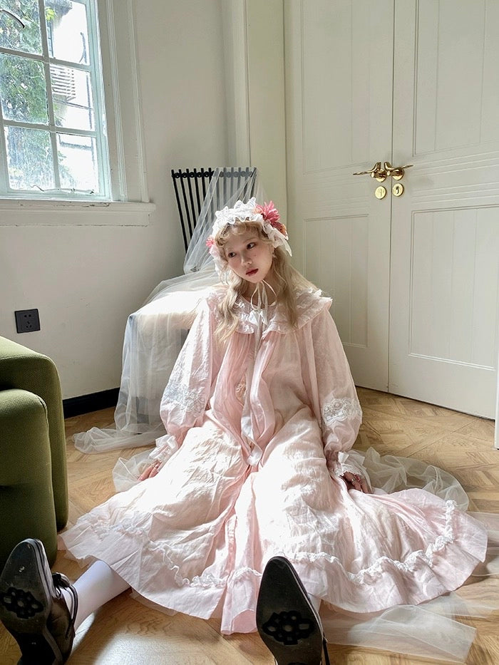 Get trendy with [August Unicorn] Silk Dreamland Robe Dress - Dresses available at Peiliee Shop. Grab yours for $160 today!