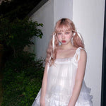Get trendy with [August Unicorn] Angelic Mist Handmade Outer Dress - Dresses available at Peiliee Shop. Grab yours for $116 today!