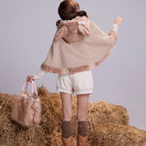 Rose Island Deer Knit Cape